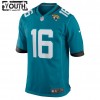 Camiseta Niño Jacksonville Jaguars Trevor Lawrence 16 Nike Teal 2021 NFL Draft